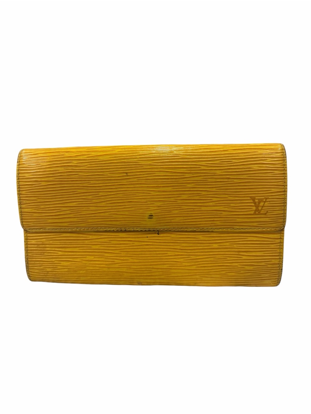 AUTHENTIC LOUIS VUITTON Epi Leather Portefeuille Long Wallet – Yellow